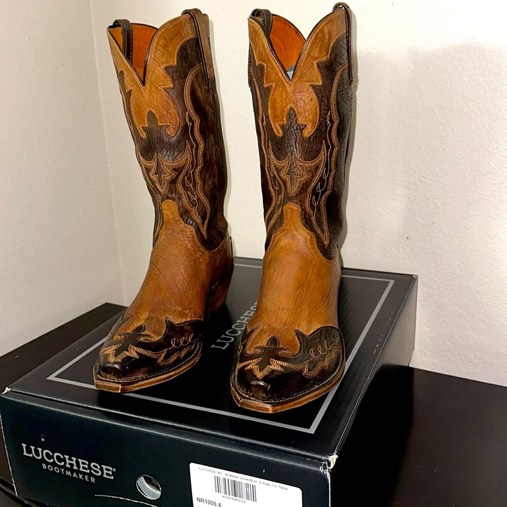 Lucchese Hippopotamus Cowboy Boots